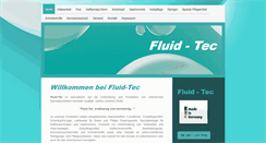 Desktop Screenshot of fluid-tec.de