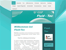 Tablet Screenshot of fluid-tec.de